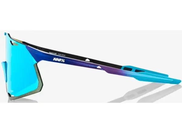 Sonnenbrille 100% Hypercraft Matt Metallic Blau Topaz