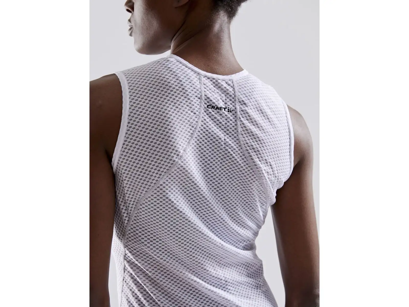 Craft Mesh Superlight Damen Funktionsshirt ohne Ärmel weiß