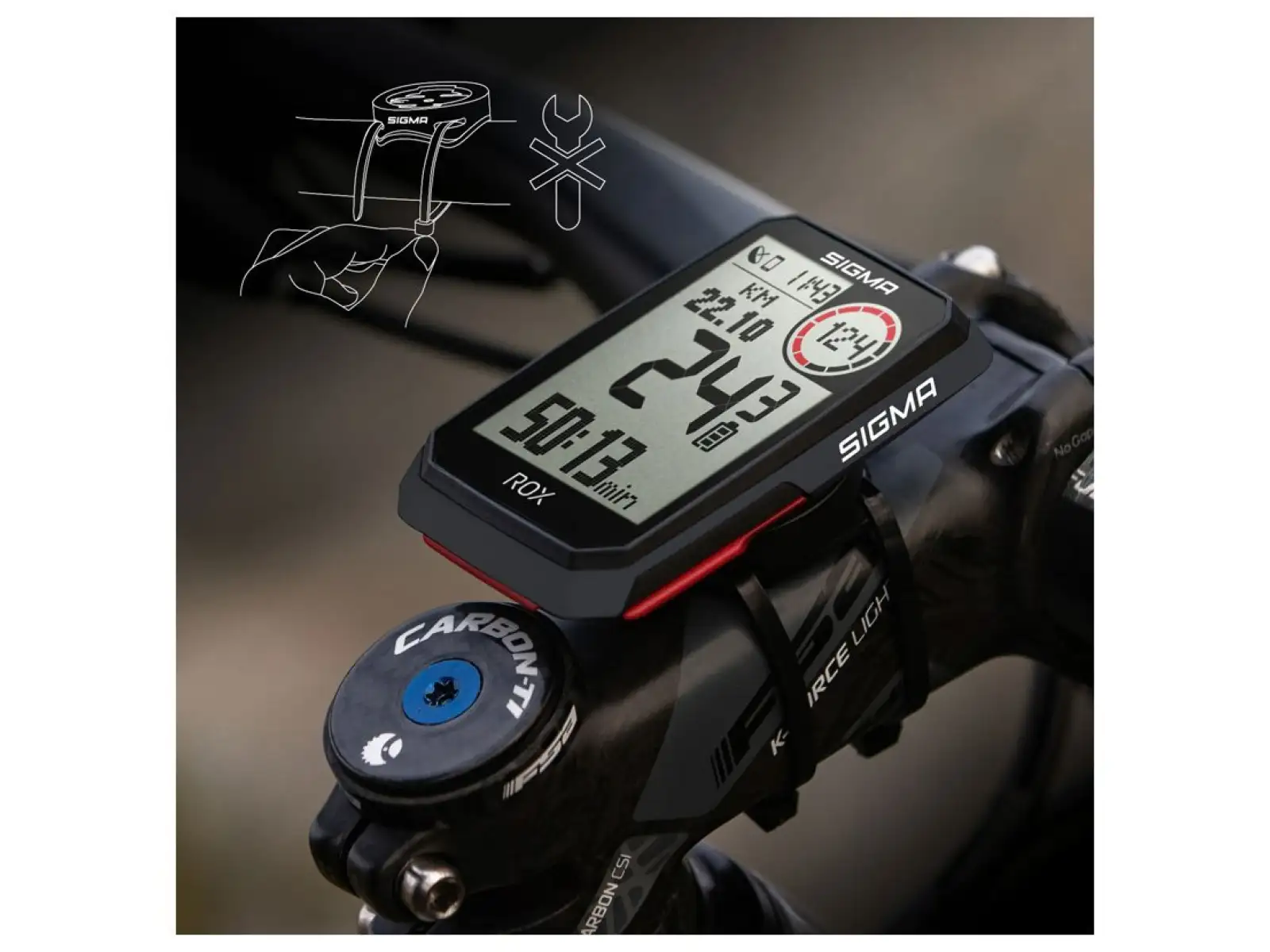 Sigma ROX 4.0 GPS-Computer Schwarz