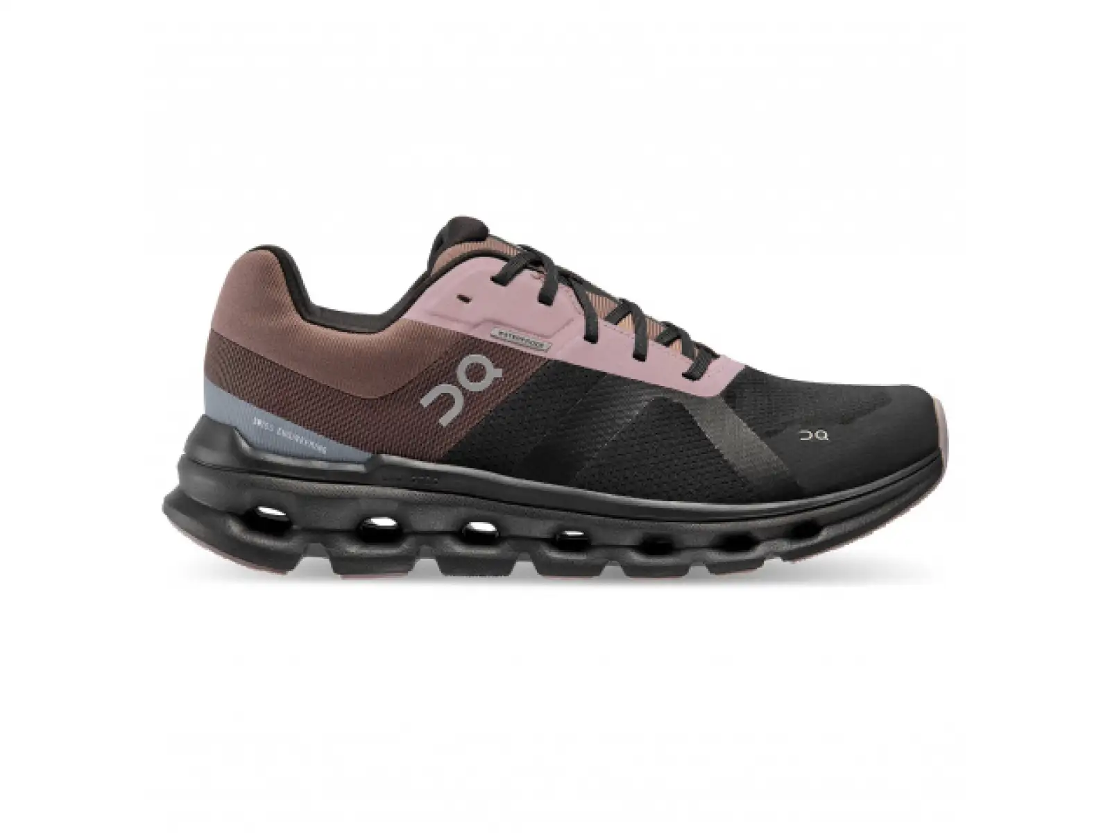 On Cloudrunner Waterproof Damen Laufschuhe Schwarz/Weinrot