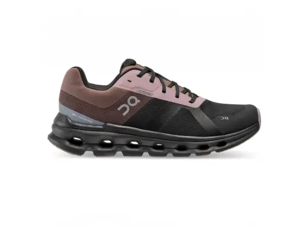 On Cloudrunner Waterproof Damen Laufschuhe Schwarz/Weinrot