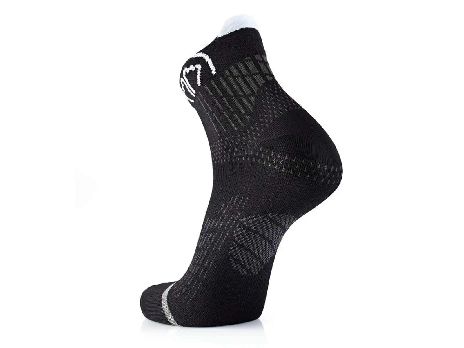Sidas Run Anatomic Knöchelsocken Schwarz