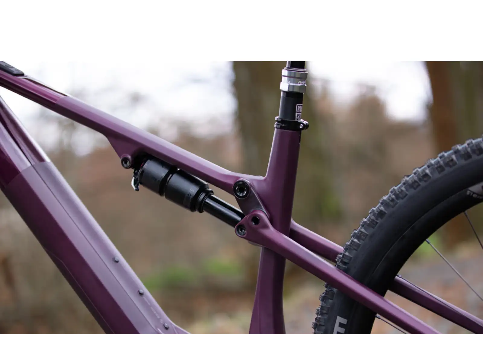 Superior iXF 9.8 Elektro-Mountainbike in mattem Beeren-Carbon
