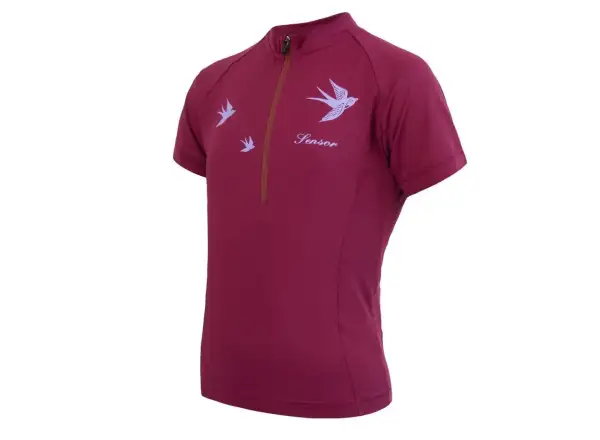 Sensor Coolmax Entry Kindertrikot kurzarm Lilla Swallow