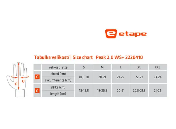 Etape Peak 2.0 WS+ Winterhandschuhe schwarz