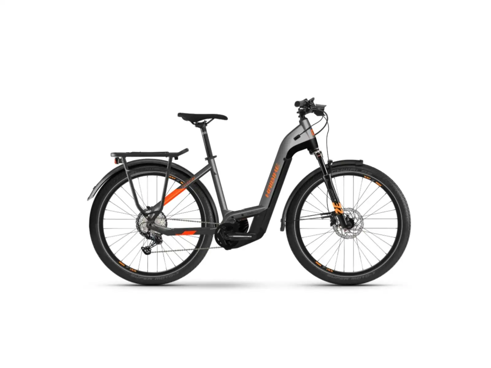Haibike Trekking 10 Low E-Bike Trekking Titan/Lava matt