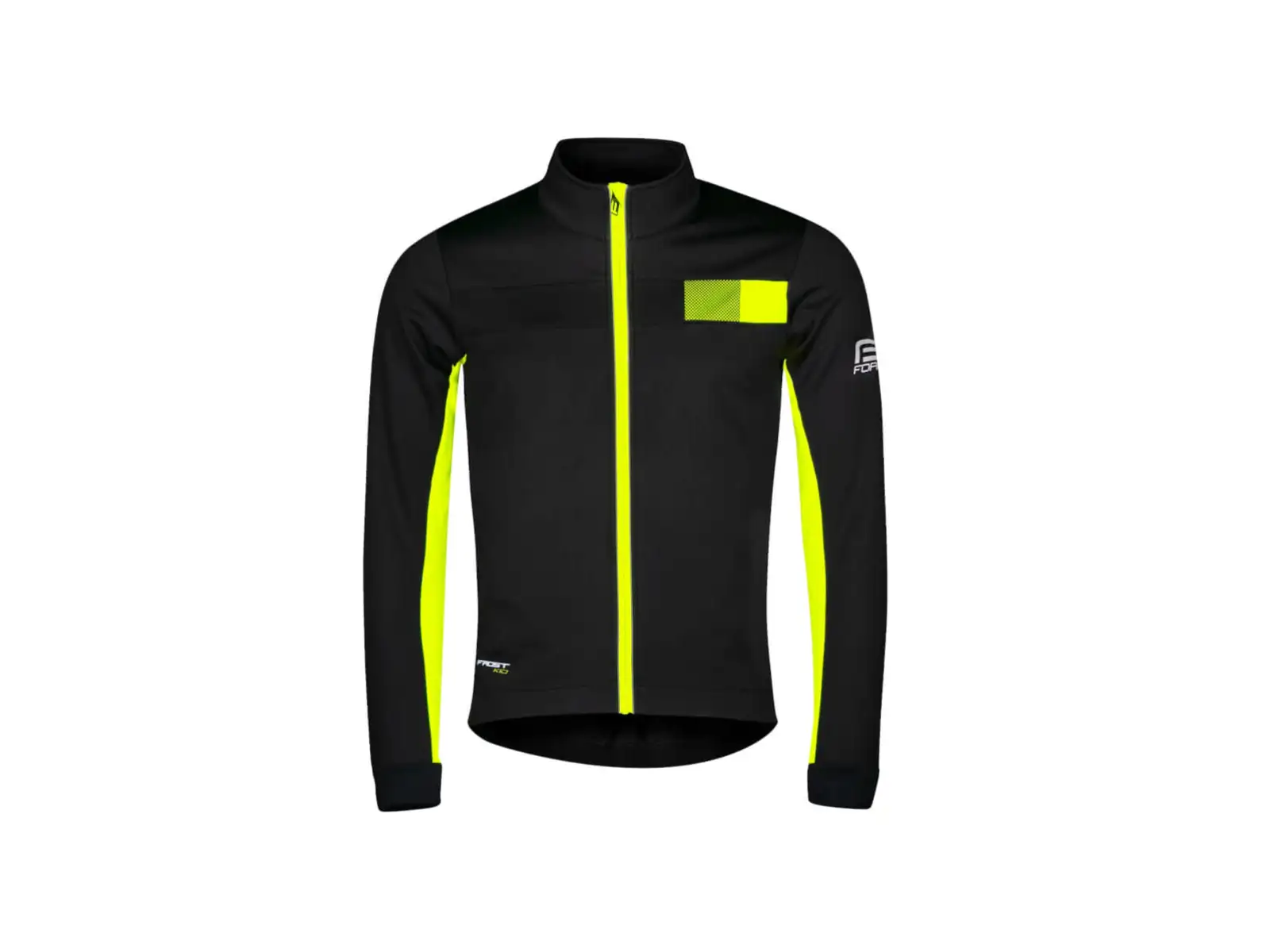 Force Frost Kid Kinderjacke schwarz / fluoreszierend gelb