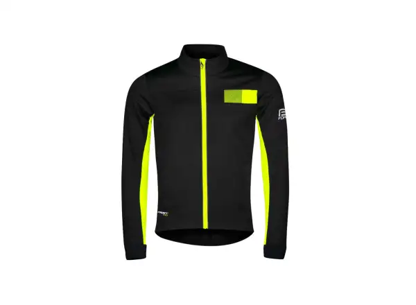 Force Frost Kid Kinderjacke schwarz / fluoreszierend gelb