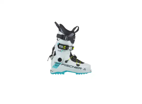Fischer Transalp Tour Skitourenschuhe weiß/türkis.
