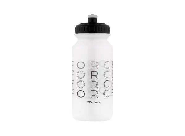 Force Enjoy Fahrradtrinkflasche 500 ml transparent/schwarz