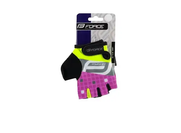 Force Square Kinderhandschuhe fluo/rosa