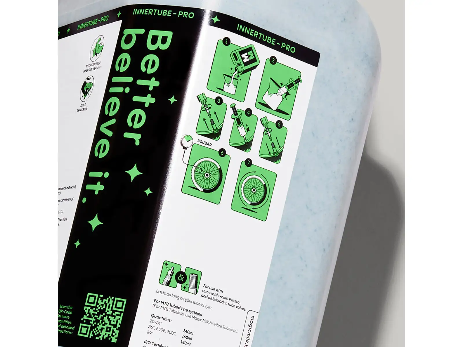 MAGIC MILK Dichtmittel für Schläuche Hi-Fibre Innertube Pro 500ml