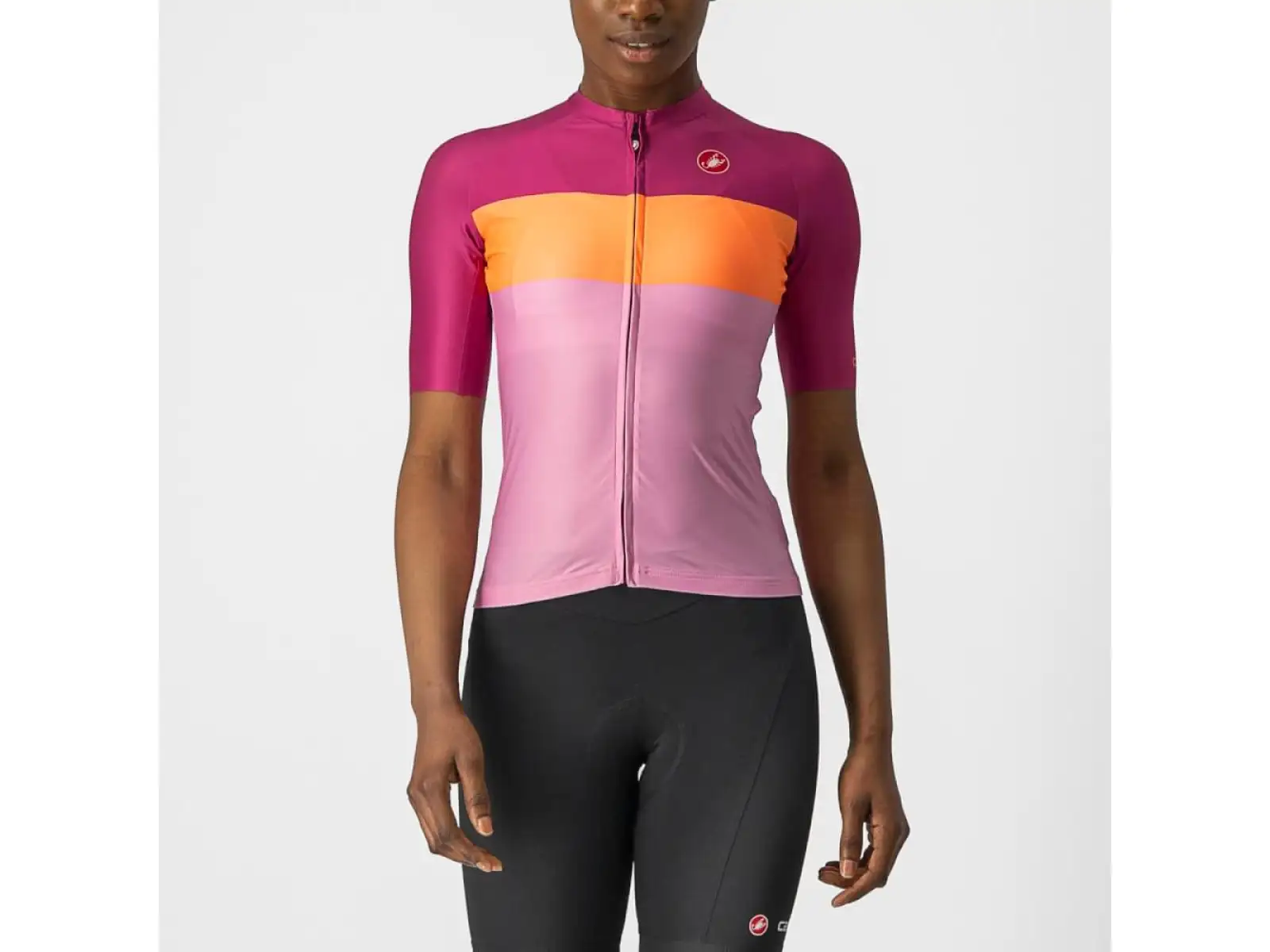 Castelli Aero Pro W Damen Kurzarmtrikot pink/coral flash