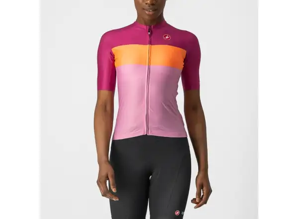 Castelli Aero Pro W Damen Kurzarmtrikot pink/coral flash