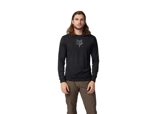 Fox Ranger TruDri Herren Trikot langärmlig Black