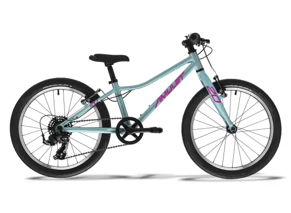 AMULET 20 Fun Kinderfahrrad celeste blue/purple