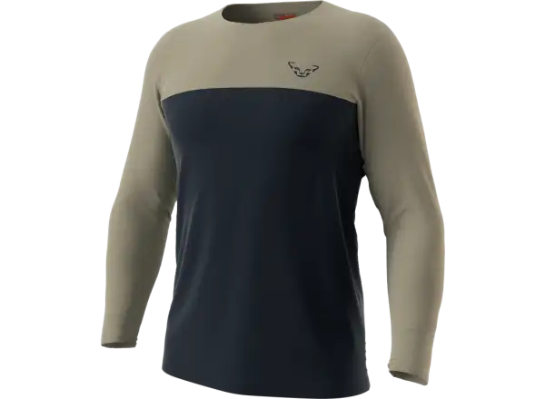 Dynafit Traverse S-Tech Herrenlangarmshirt Blaubeere/Fels-Khaki