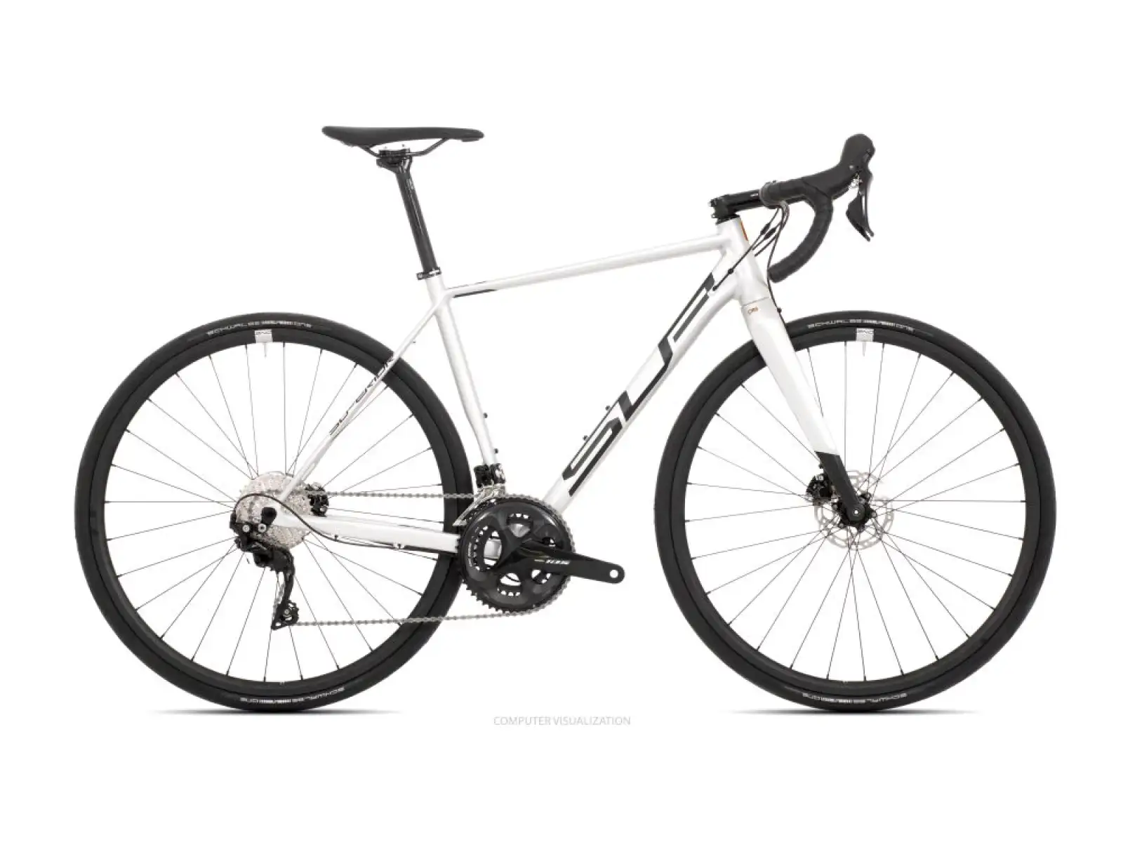 Superior X-Road Issue Gloss Chrome Black Straßenfahrrad