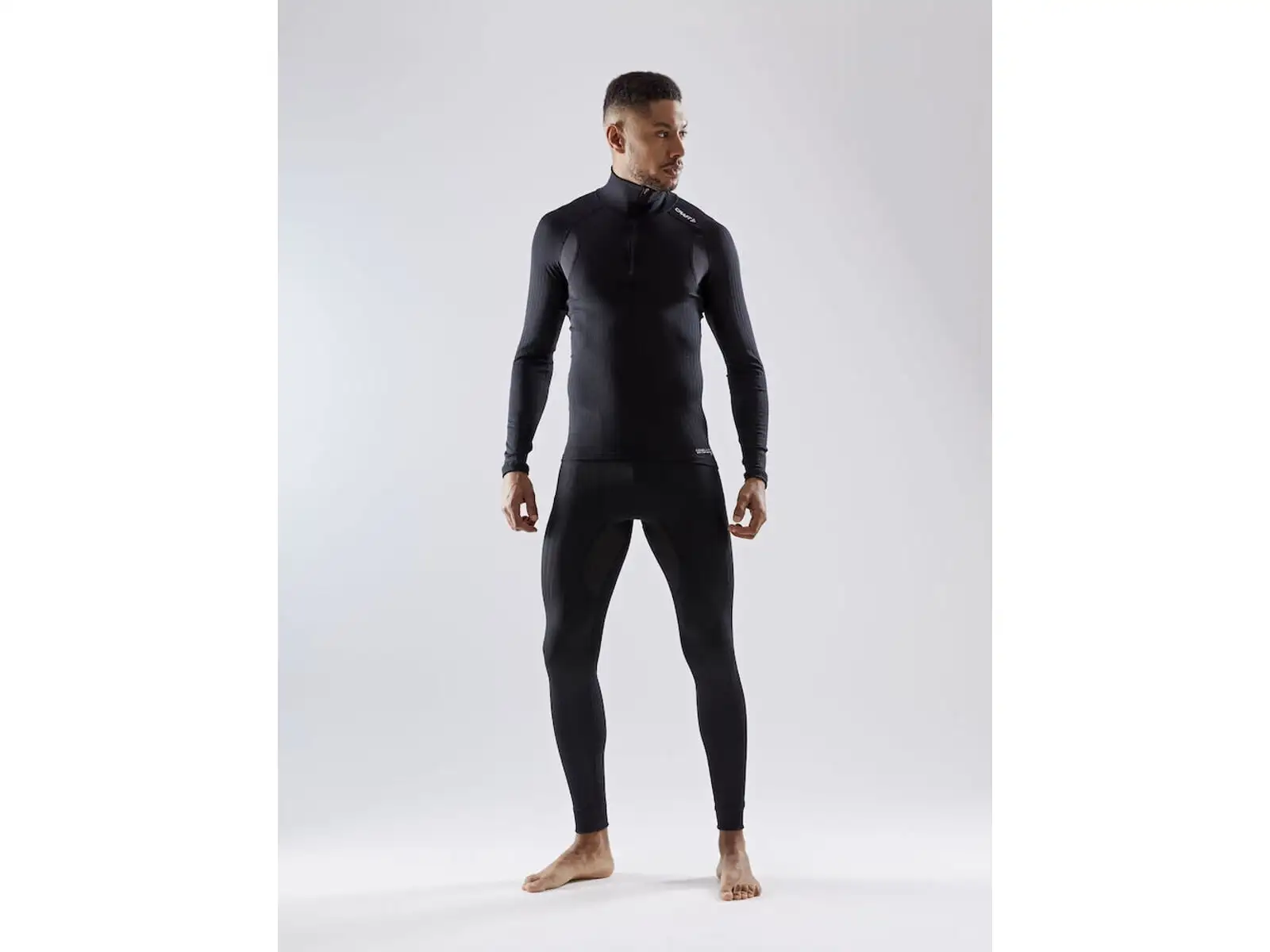 Craft Active Extreme X Zip Herren Langarmshirt Black