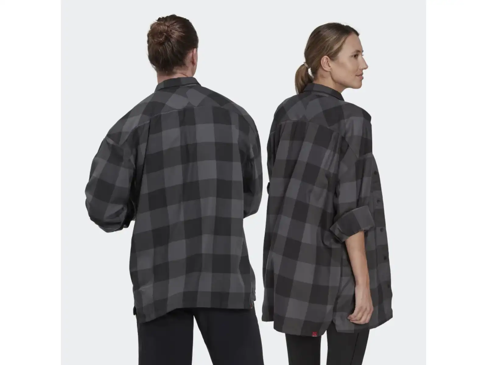 Five Ten Flannel Herrenhemd Grau Sechs/Schwarz