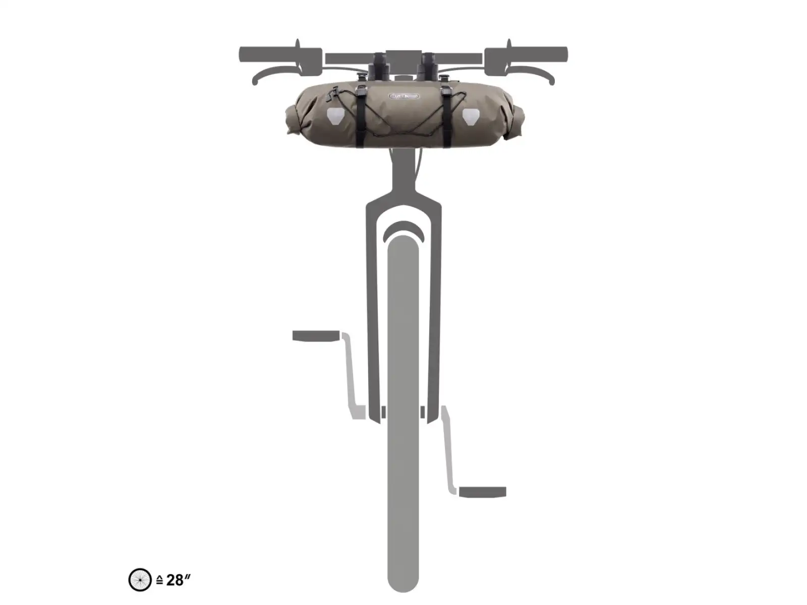 Ortlieb Handlebar-Pack Lenkertasche 15 l Dunkelsand