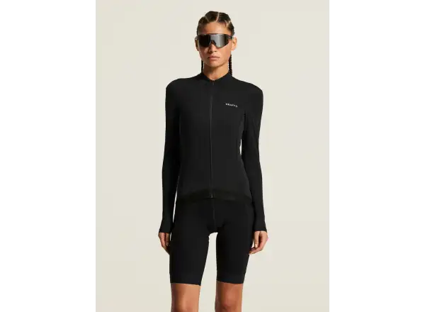 Craft Endur Training Damen-Trikot Langarm schwarz