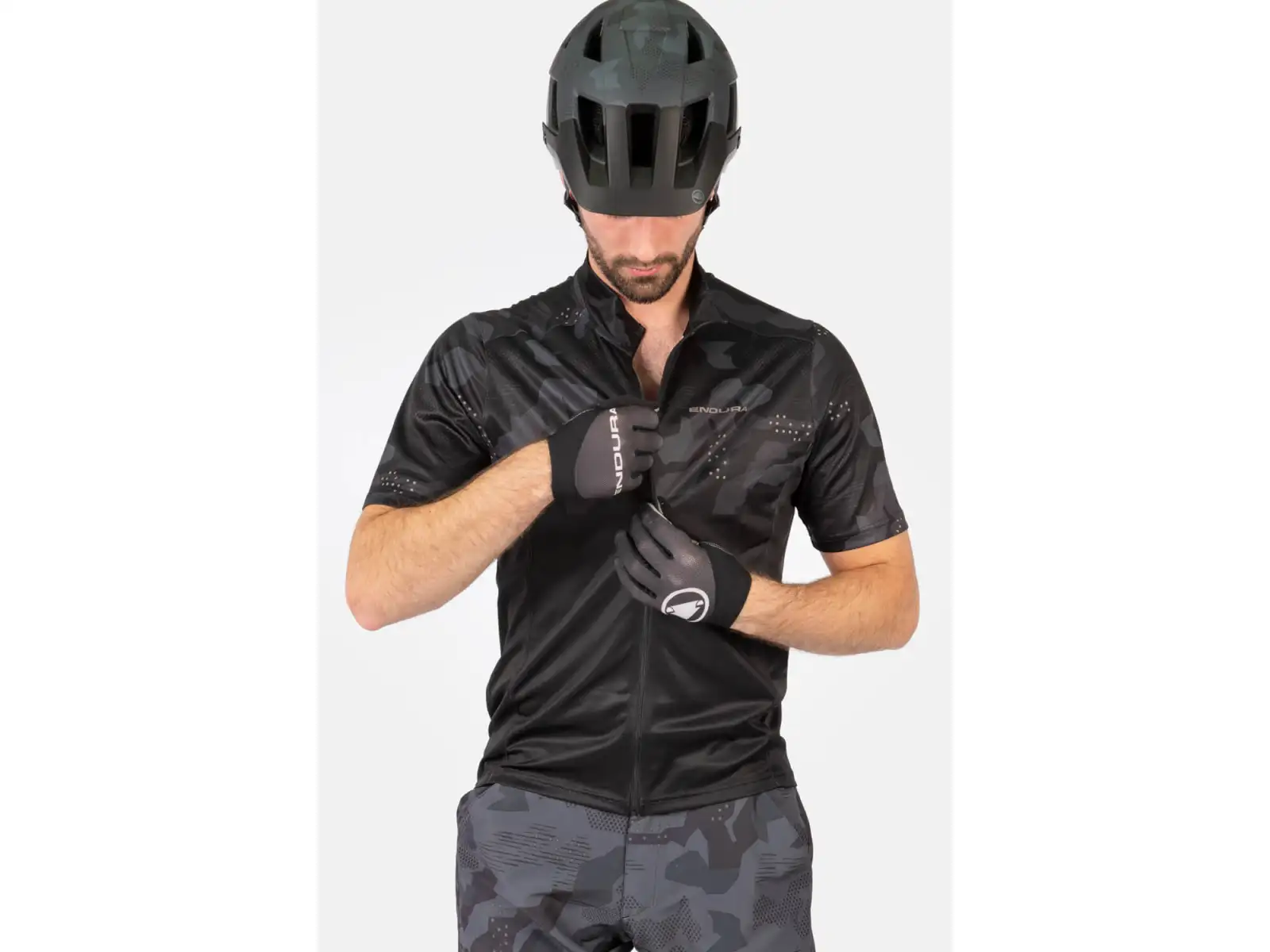 Endura Hummvee Ray S/S Herren-Trikot Kurzarm Schwarz