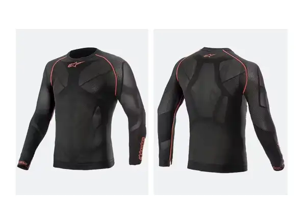 Alpinestars Ride Tech V2 Herren Langarmtrikot black/red XS-S