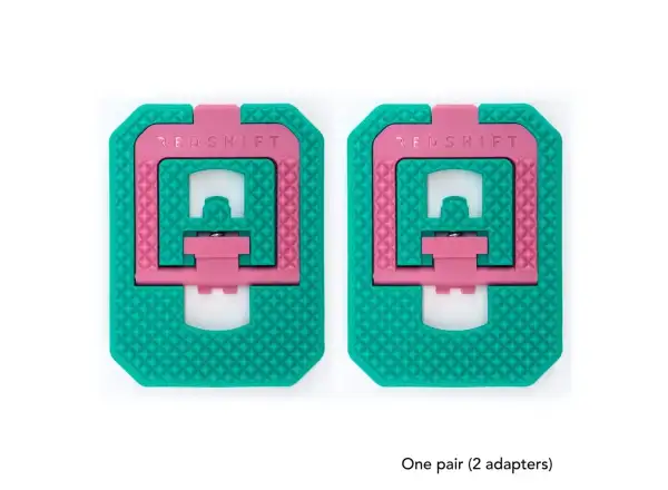 REDSHIFT pedály Mousetrap Pedal Adapter Teal/Pink