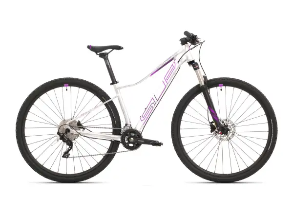 Superior XC 819 W in Glossy White Metallic/Purple - Damen Mountainbike.