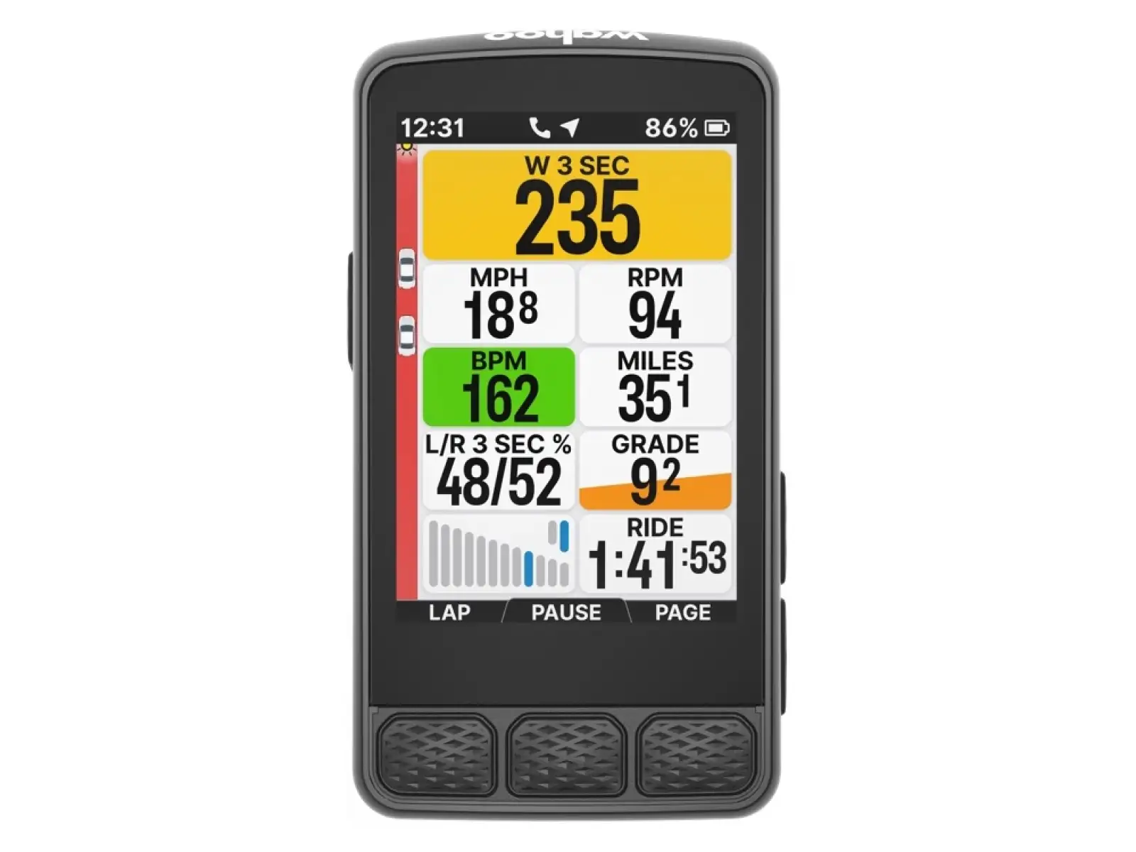 Wahoo TRACKR Radar Rücklicht mit Radar