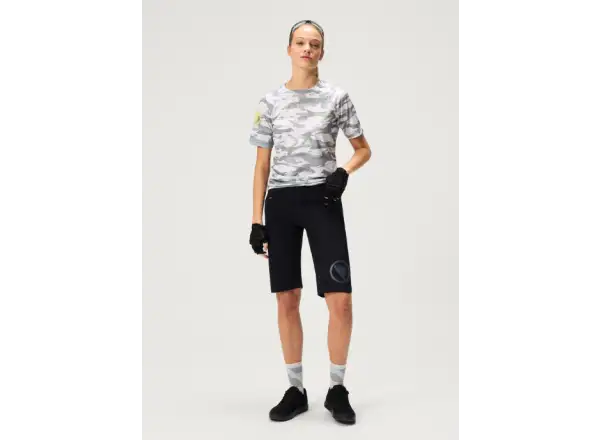 Endura LTD Mountain Camo Damen Trikot kurzarm Haar Grey