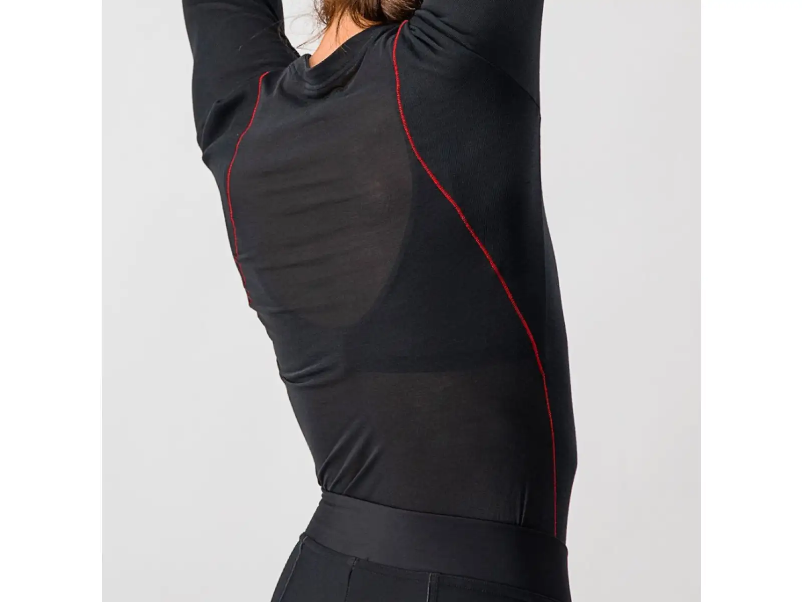 Castelli Prosecco Damen Langarm-Shirt Schwarz
