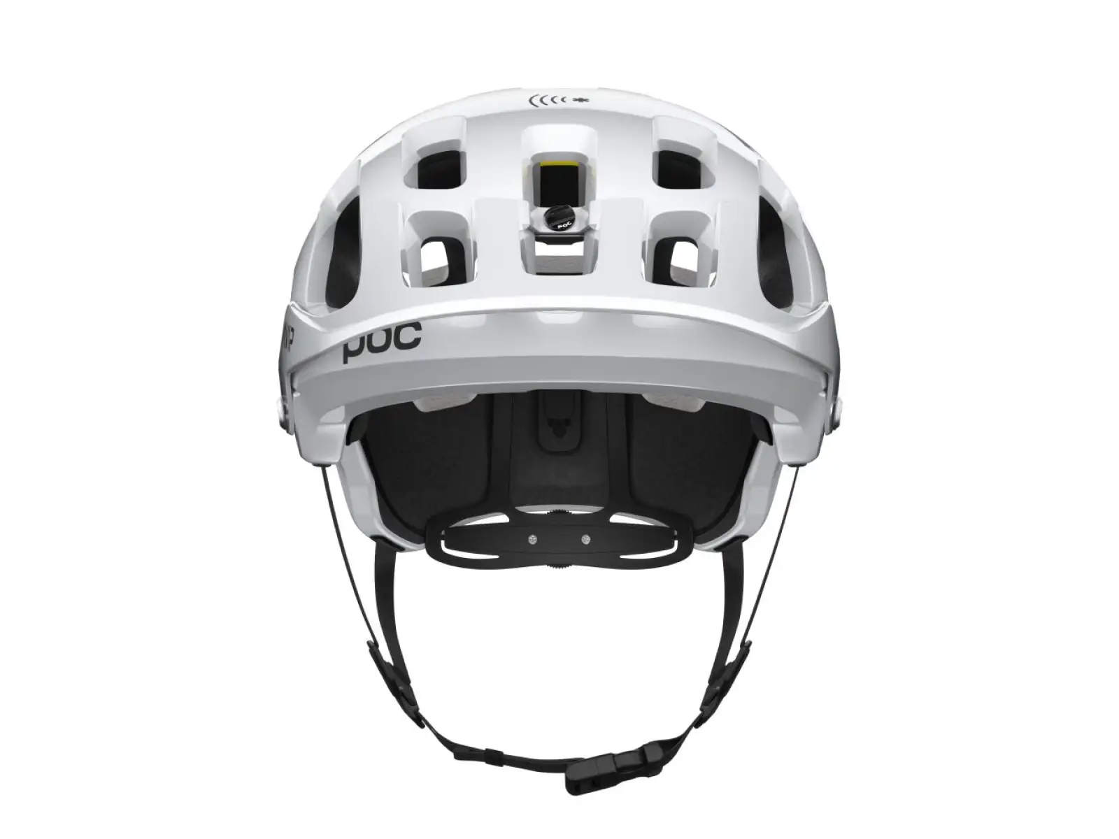 POC Tectal Race MIPS NFC Helm Hydrogen White/Fluorescent Orange AVIP