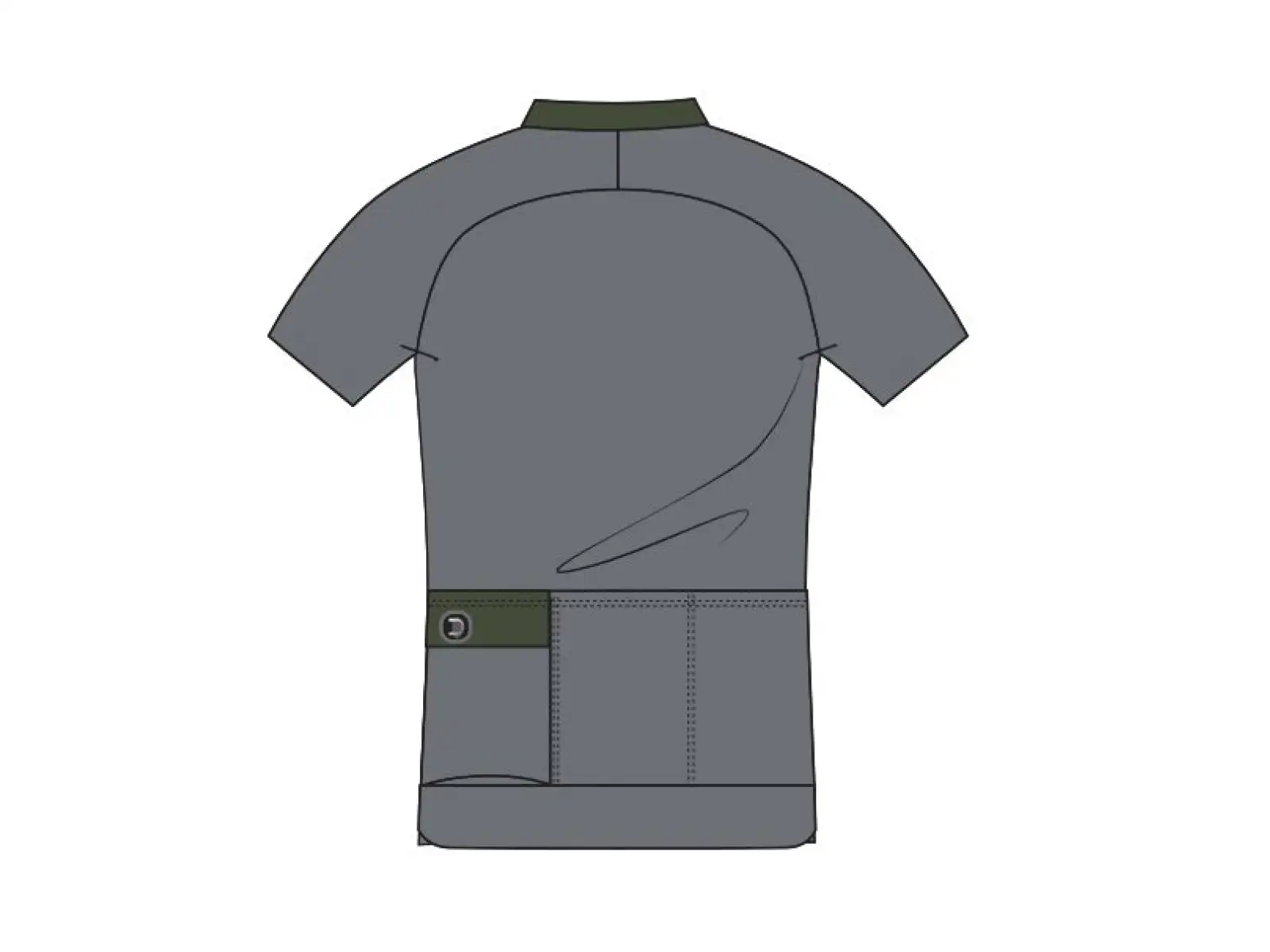 Dotout Oxygen Damen-Trikot mit kurzen Ärmeln Grün