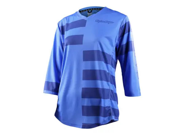 Troy Lee Designs Mischief Damen-Trikot 3/4-Ärmeln Split Stripe Wildflower