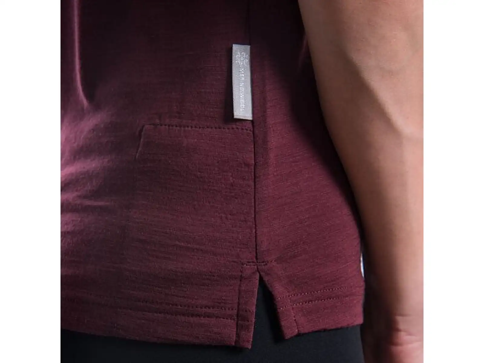 Sensor Merino Air Fox Damenhemd ohne Ärmel Port Red