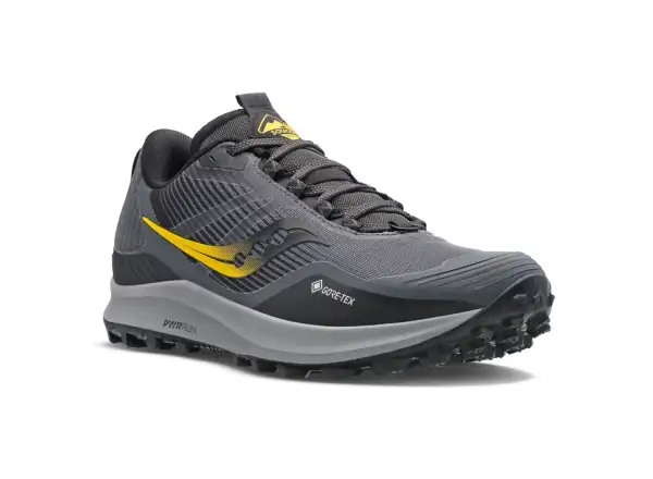 Die Saucony Peregrine 12 Herren Laufschuhe GTX Shadow/Vizi