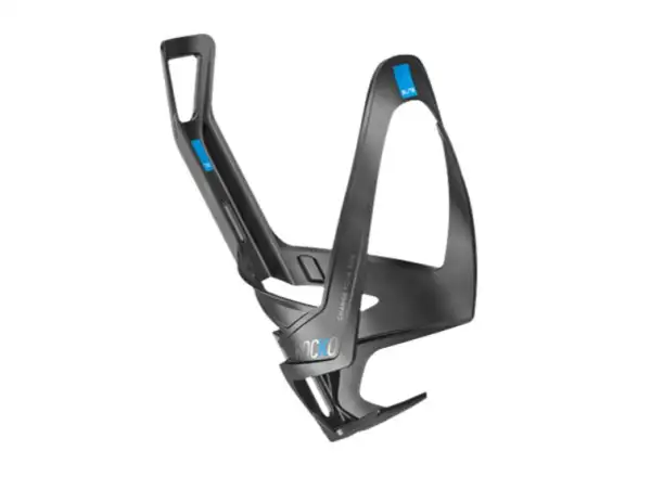 Elite Rocko Carbon Flaschenhalter in mattem Blau.