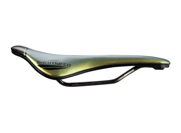 Selle San Marco Shortfit 2.0 Open-Fit Racing Narrow Sattel Iridescent Gold