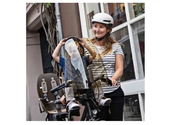 Urban Iki Rücksitz mit Adapter und Rahmenhalterung SET Koge Braun/Kurumi Braun