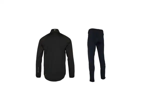 Silvini Cassiano Set Herrenjacke + Hose Schwarz