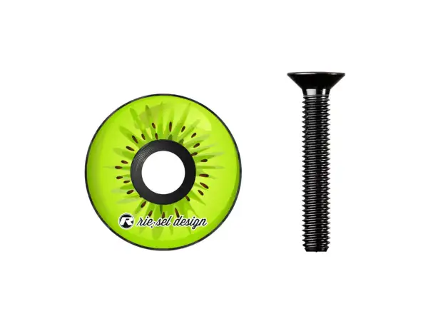 Rie:sel Design Stem:cap Kopfdeckelkappe Kiwi