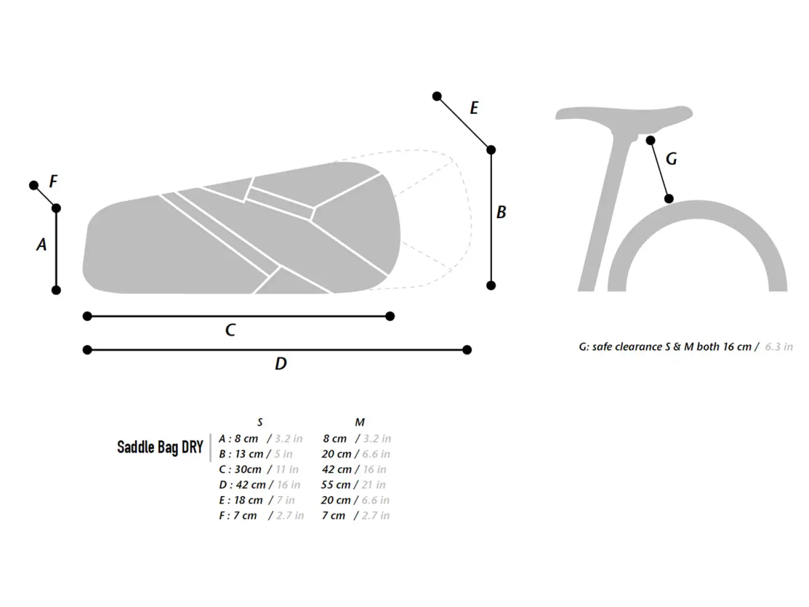Woho X-Touring Dry Bag Satteltasche 8-12 l Honeycomb Iron grau Größe M.