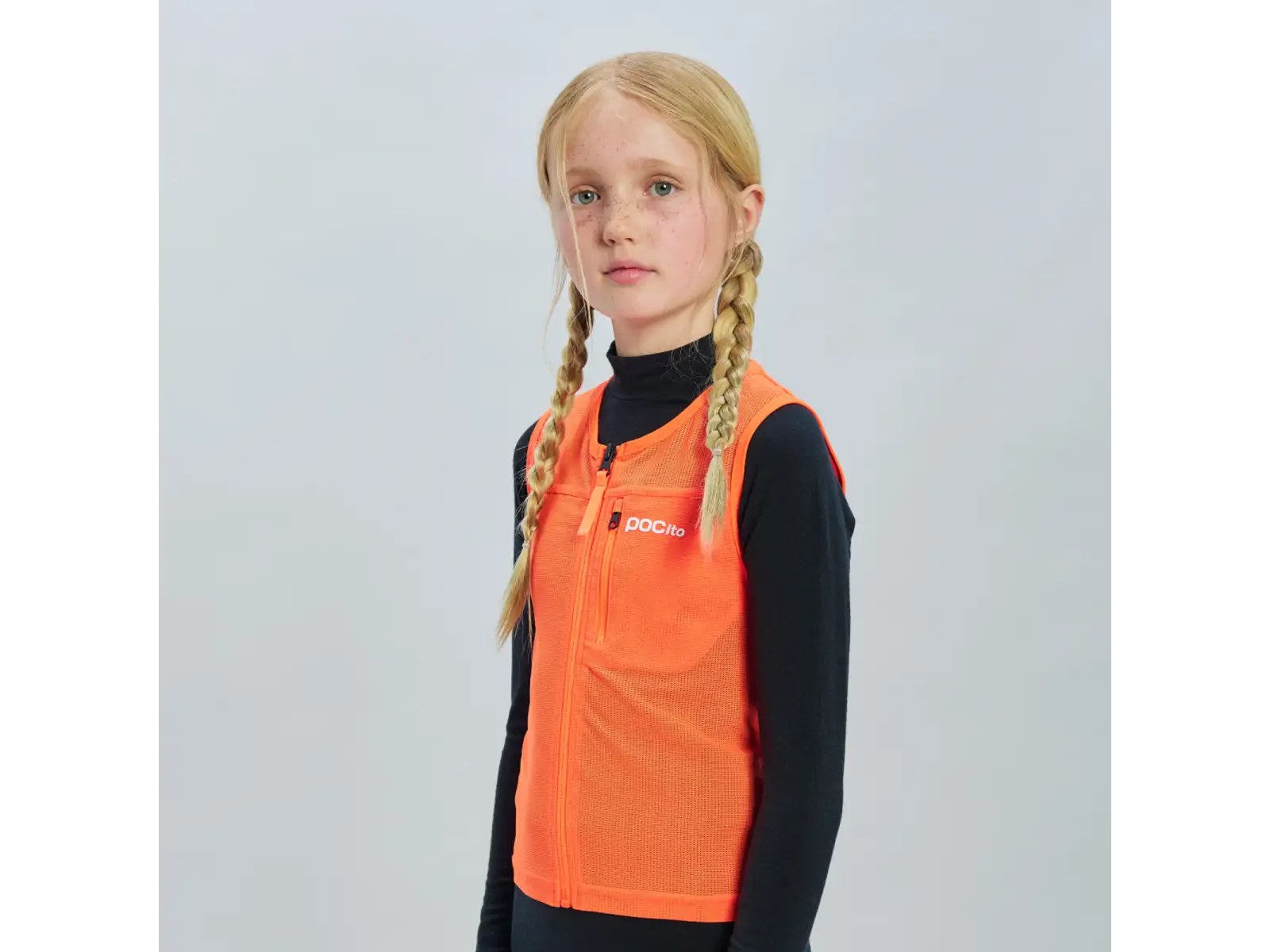 POC POCito VPD Air Vest Rückenprotektor Fluoreszierendes Orange