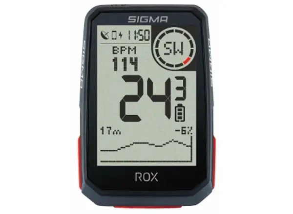 Sigma ROX 4.0 GPS Computer SET mit Sensoren Schwarz