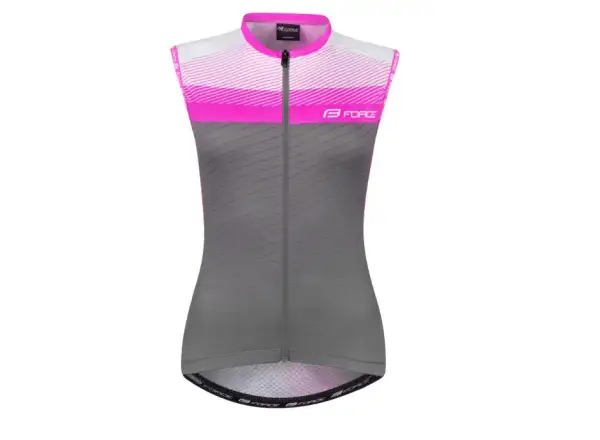 Force Acceler Damen ärmelloses Trikot grau/rosa