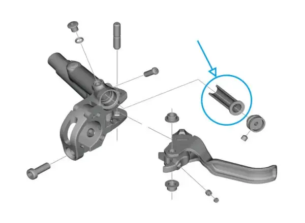 Shimano BL-M820 Ersatzteil Saint Membran