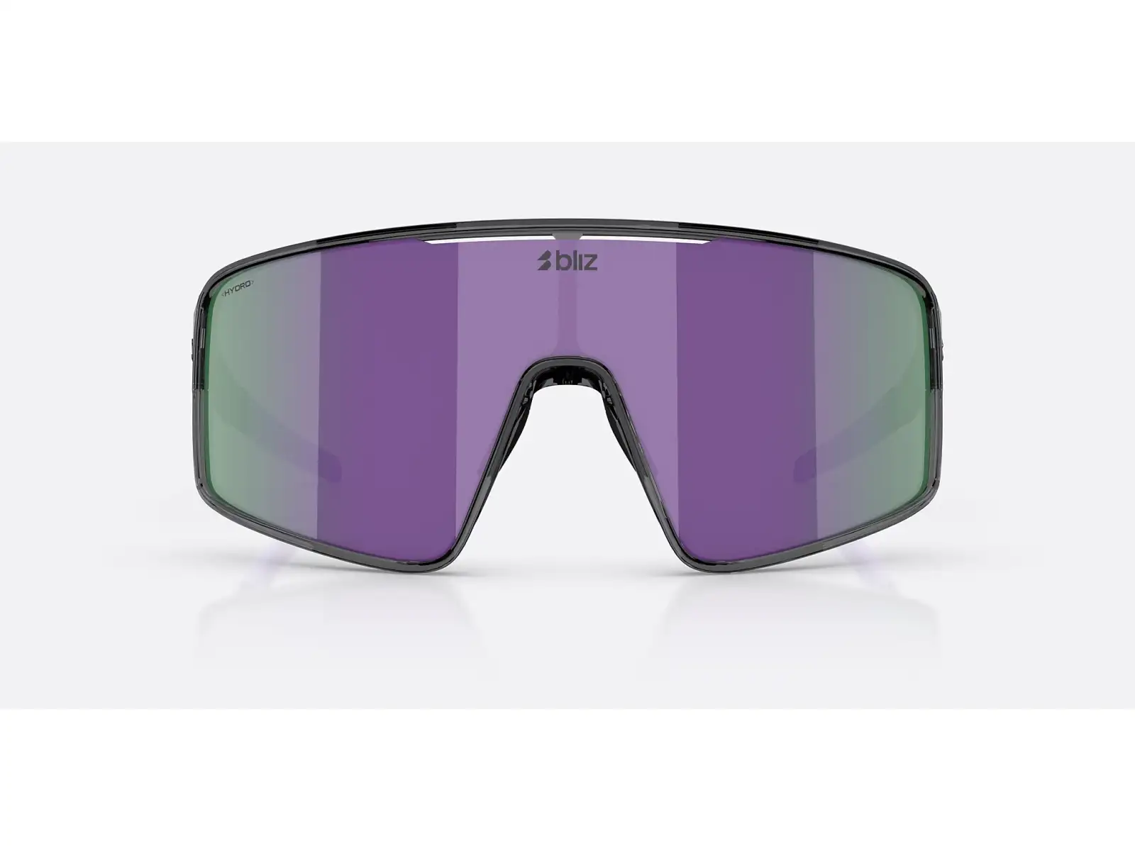 Bliz P001s Sonnenbrille Crystal Black/Grey Purple Multi