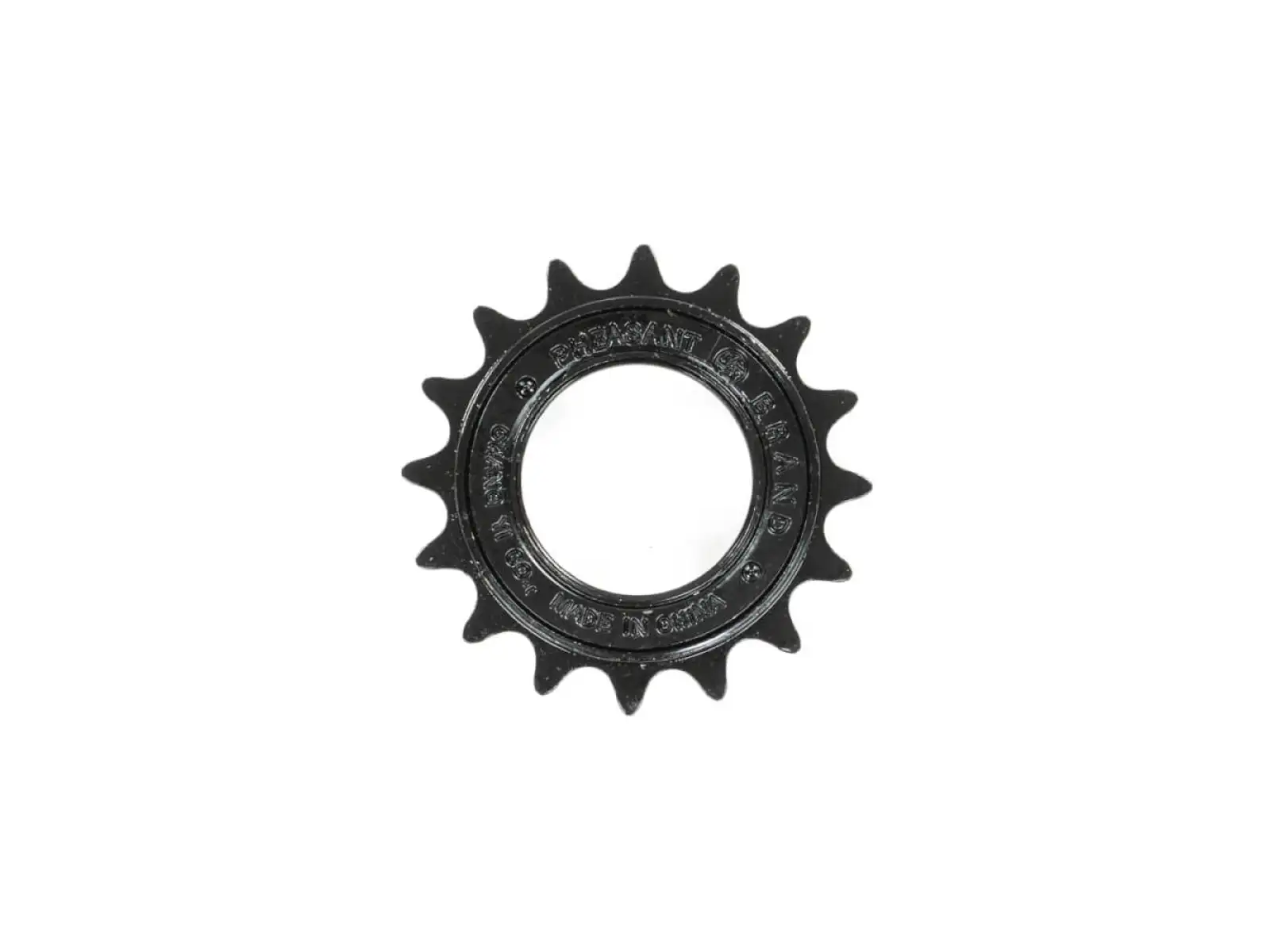 Ein Freilaufritzel mit 16 Zähnen, 1/2 x 1/8 Zoll, Rechtsgewinde, 1,37 Zoll (34,7 mm).